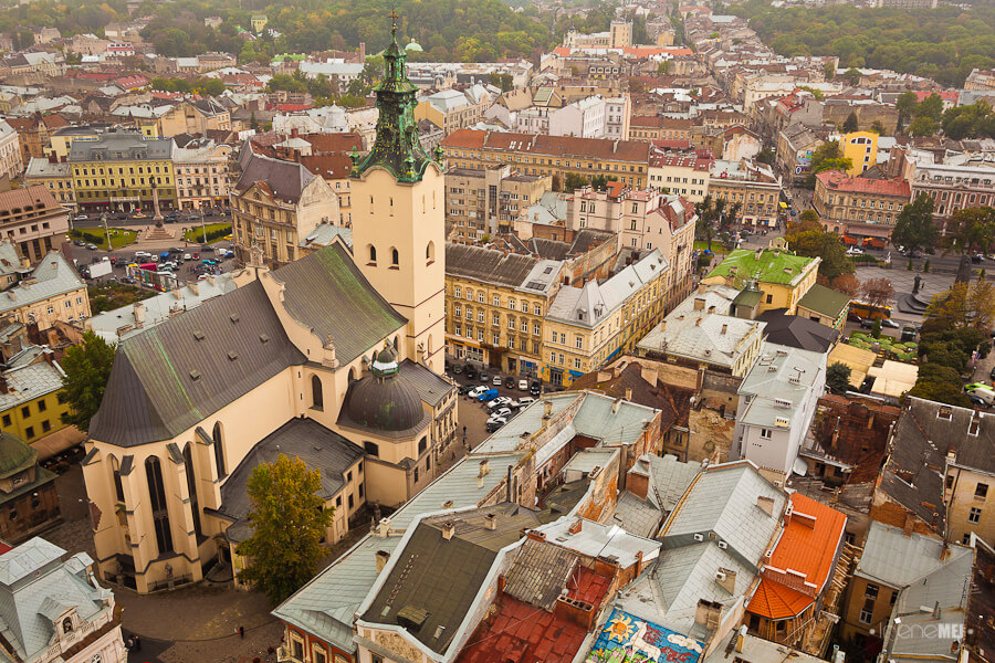 Centrum miasta Lwów - Rynek